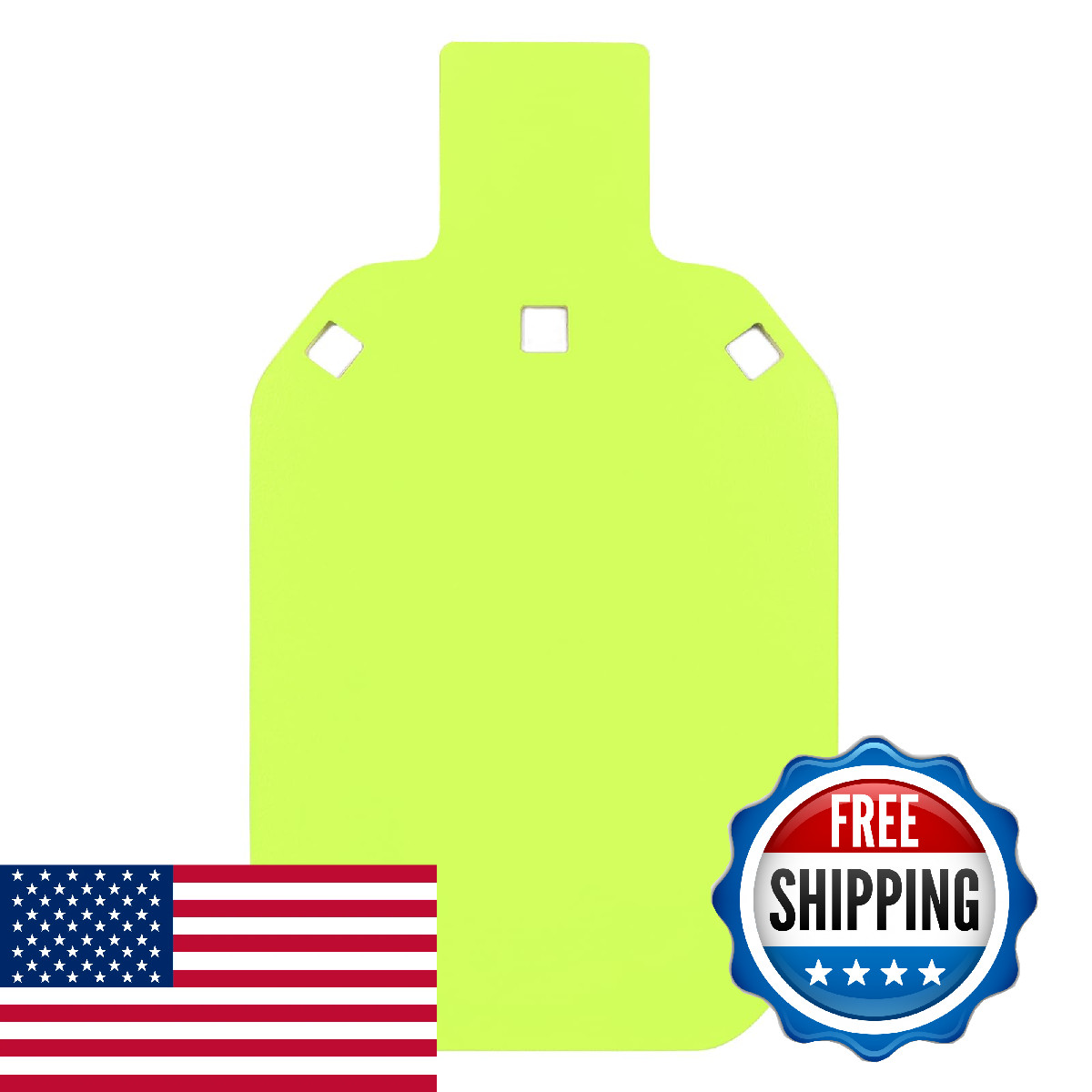 Bayisam Ar500 Steel Targets 1/2 Inch Thick Gong Silhouette 1/2 Thick Metal