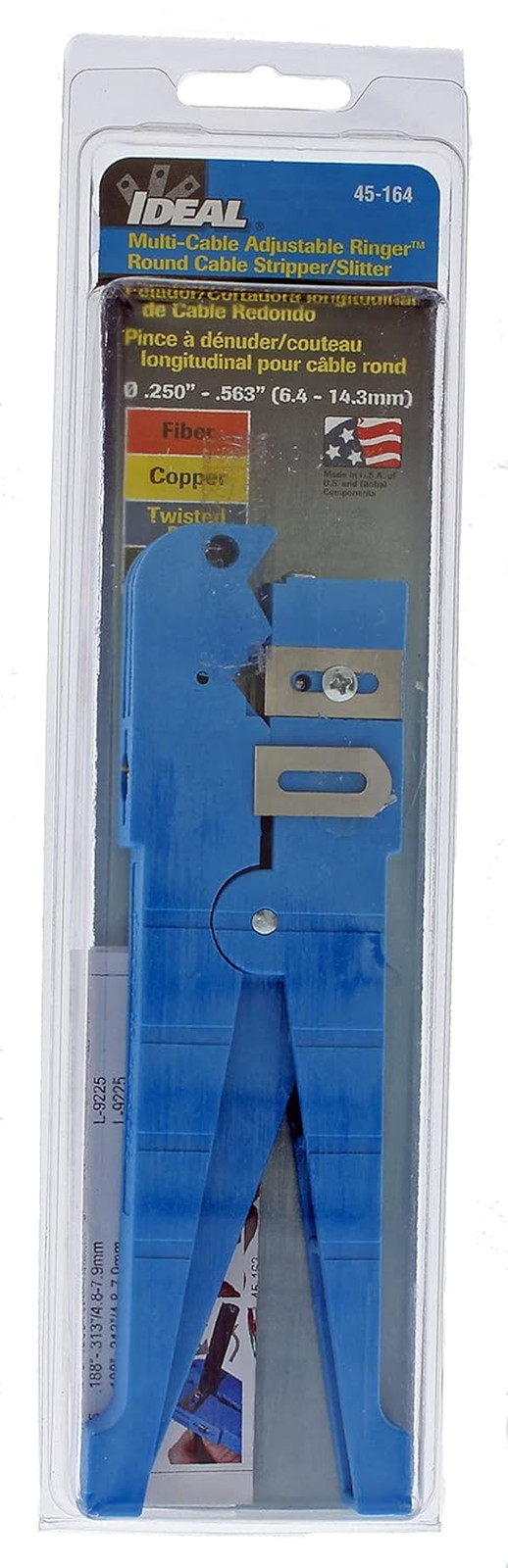 , Inc. 45-164 Ringer Adjustable Blade Cable Stripper, Cable Stripping Tool for 1