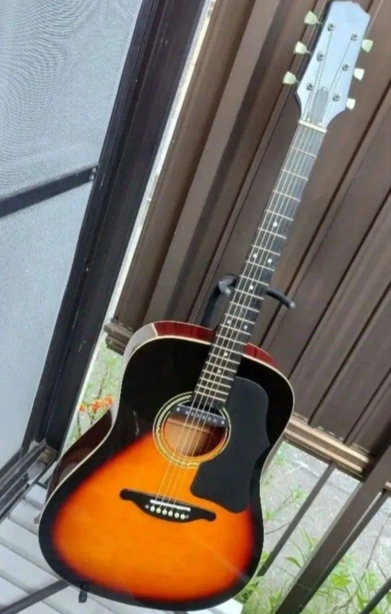 Gibson Head No Brand 45 Type Guitar with 2 Logo Stickers