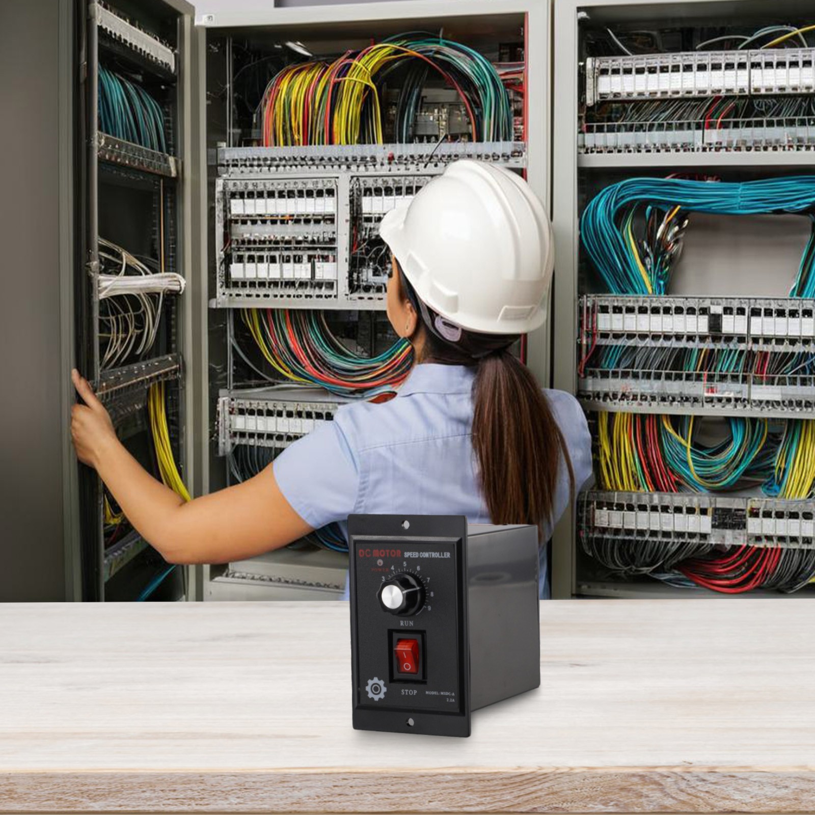 Efficient Performance AC 110V to DC 90V Motor Controller for 500W Motor