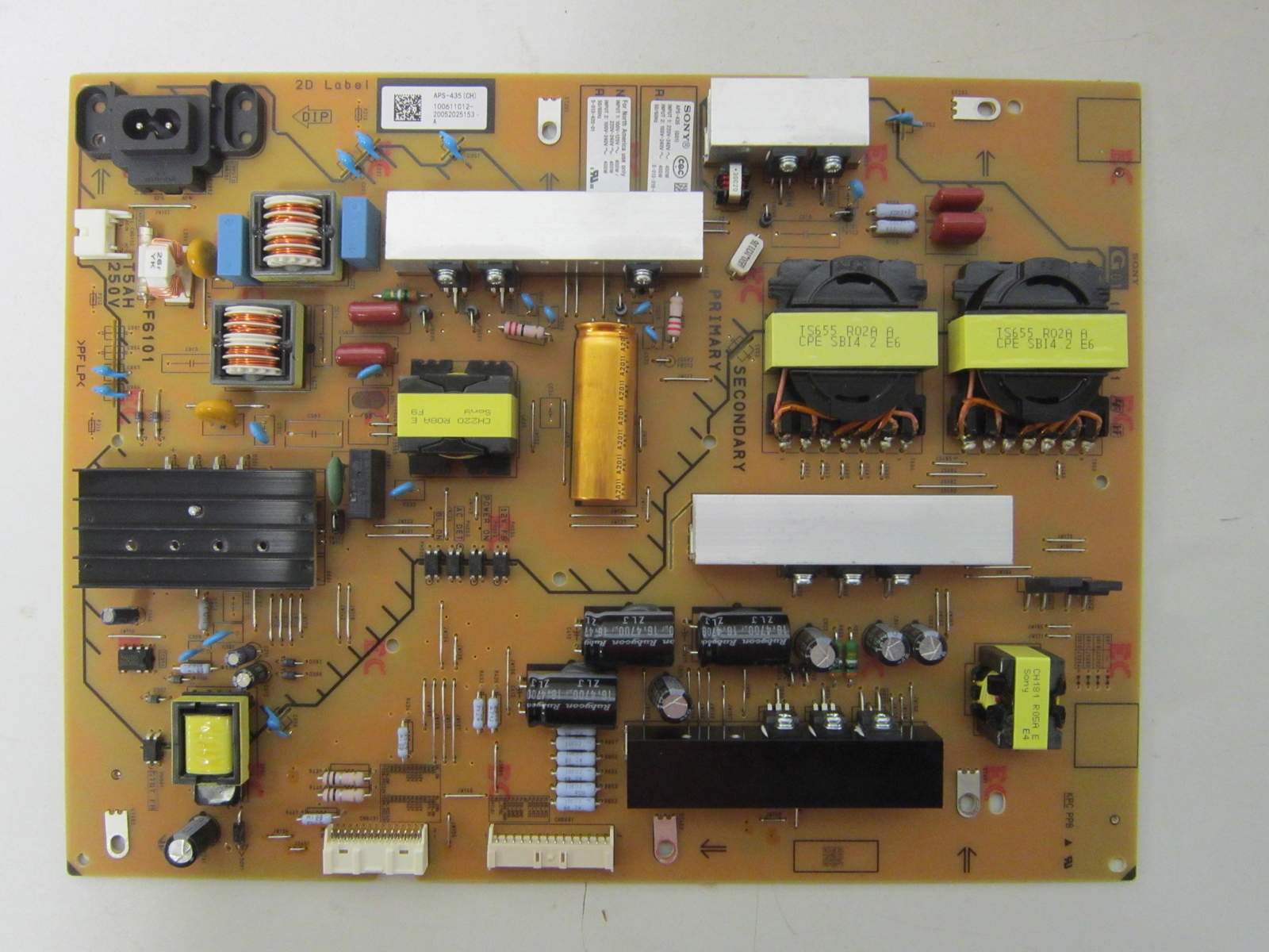 Sony XBR-55X950H Power Supply (APS-435) 1-006-110-12