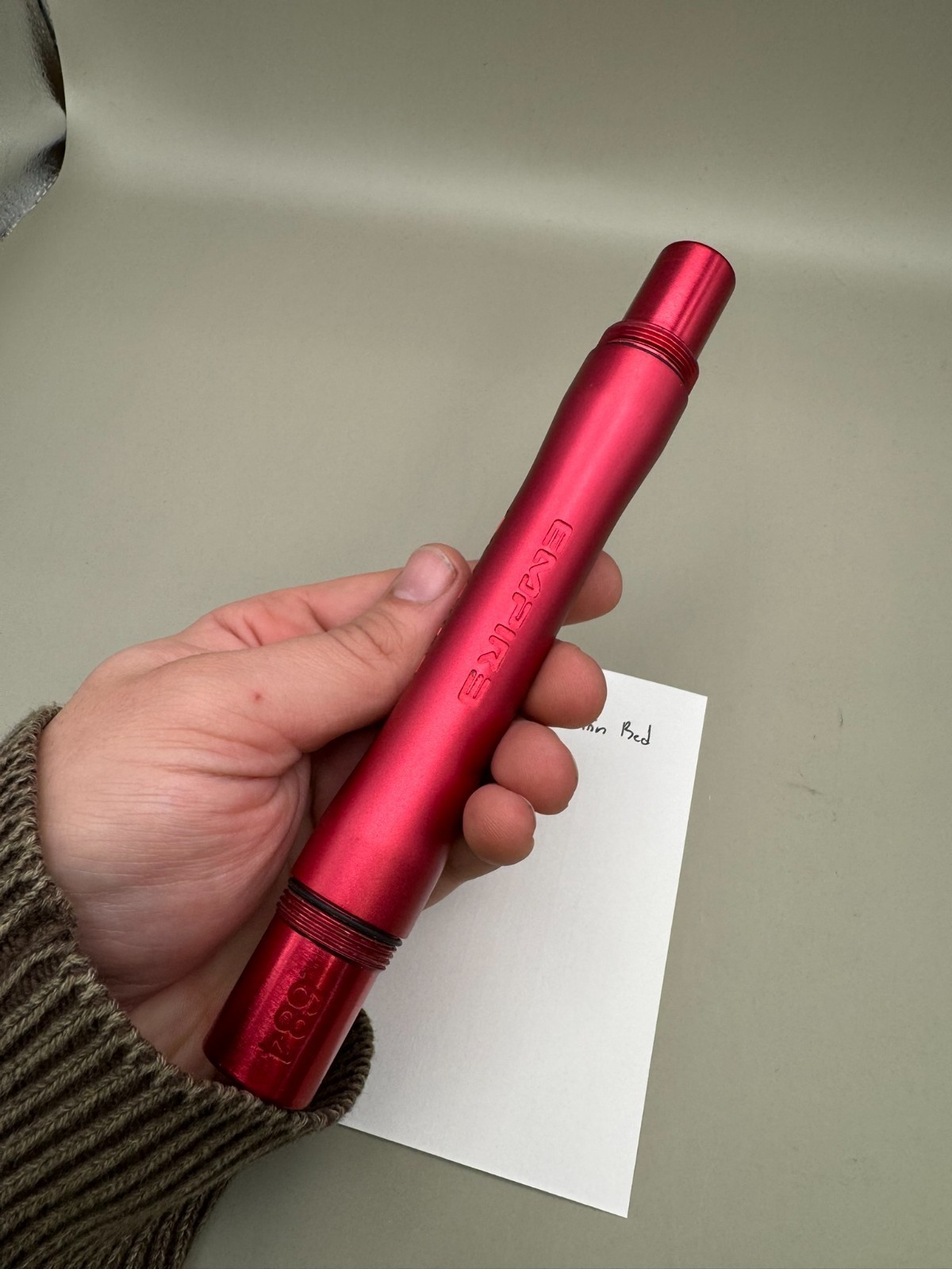 Empire PB Paintball Barrel Back-Satin Red 684 Bore AC Thread
