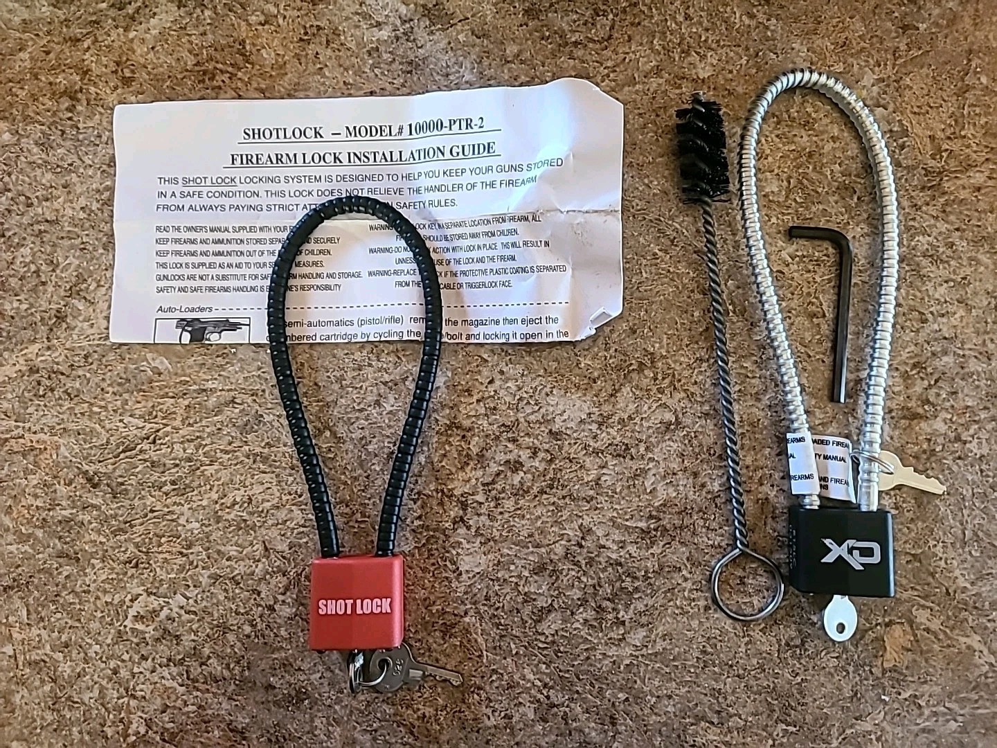 Springfield Armory XD  w/ 2 Keys, Allen Key, And Brush & Shot Lock 10000-PTR-2