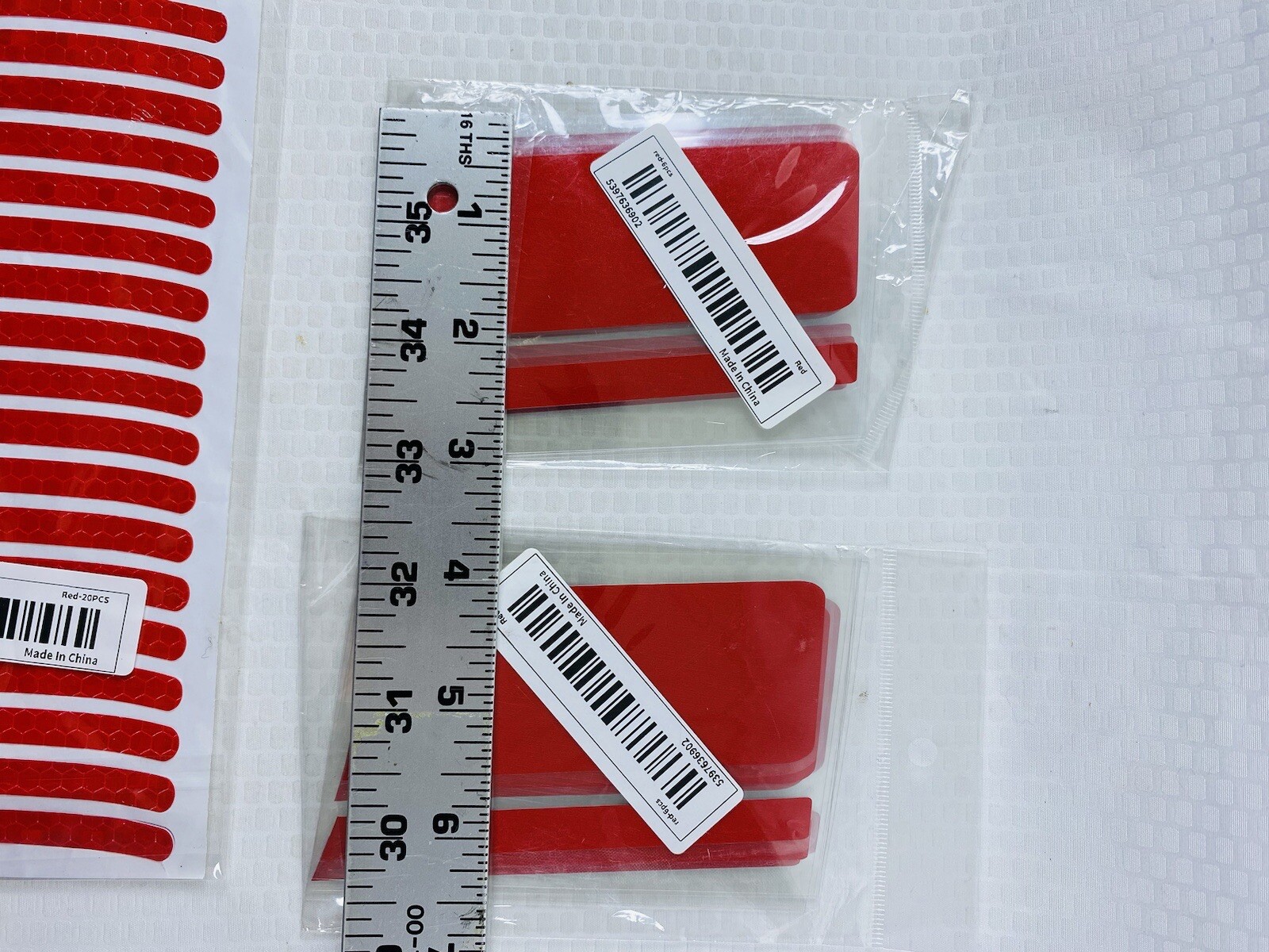 Lot of RC Body Graphics - Kit - Decal Stickers 1:8 Diamond Red