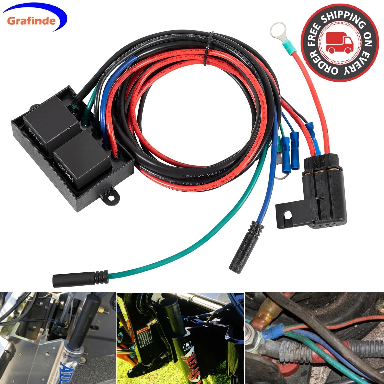 Replacement Relay Harness for ATLAS Hydraulic Jack Plates 2014+ AHJRELAYKIT-2-DP