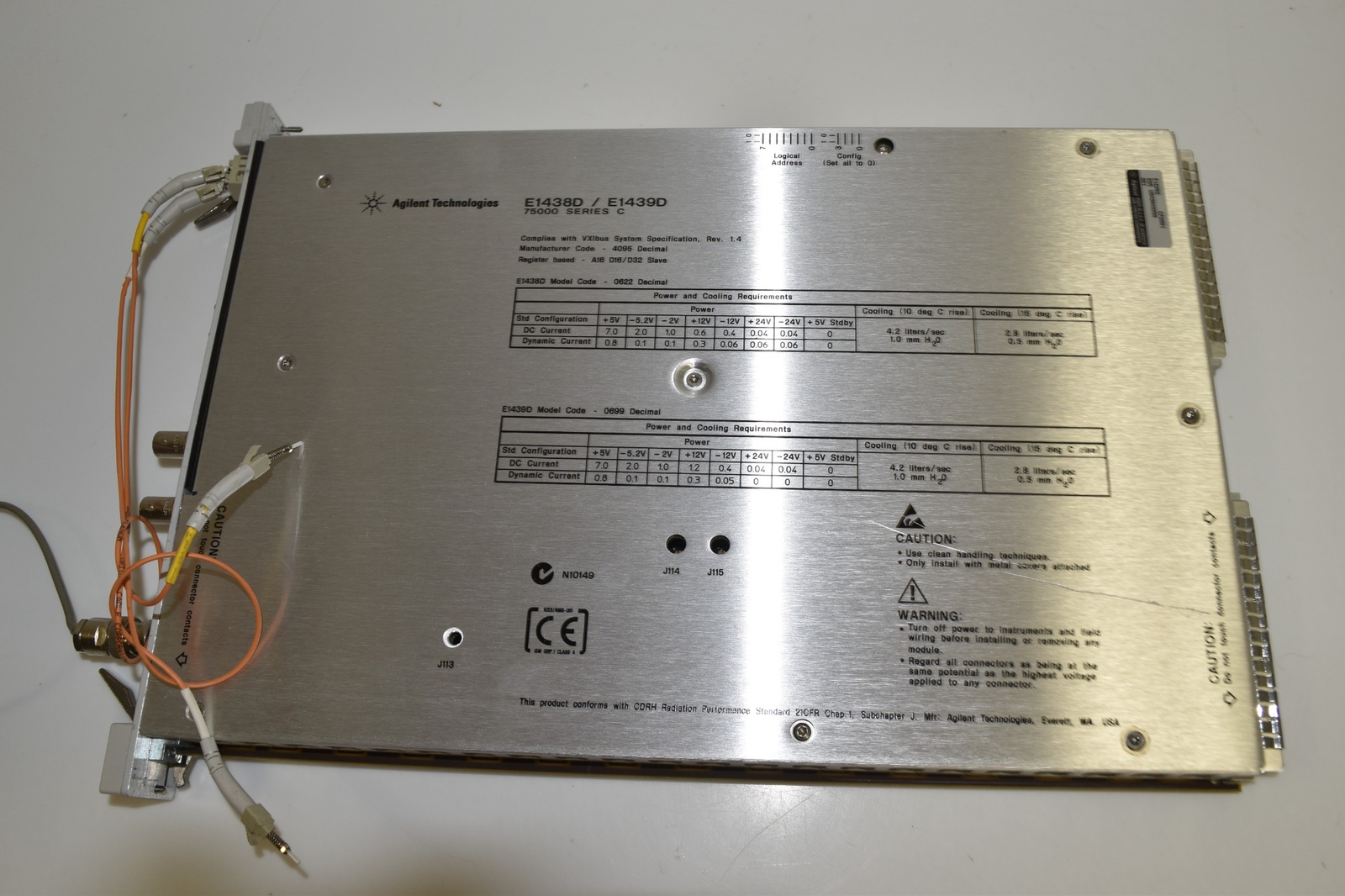 ^^ Agilent E1439D 95 MSa/s Digitizer PLUG IN (MHJ4)
