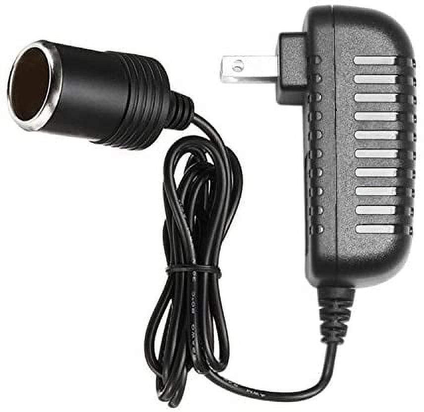 AC to DC Converter, 2A 24W Car Cigarette Lighter Socket Adapter to Wall Plug