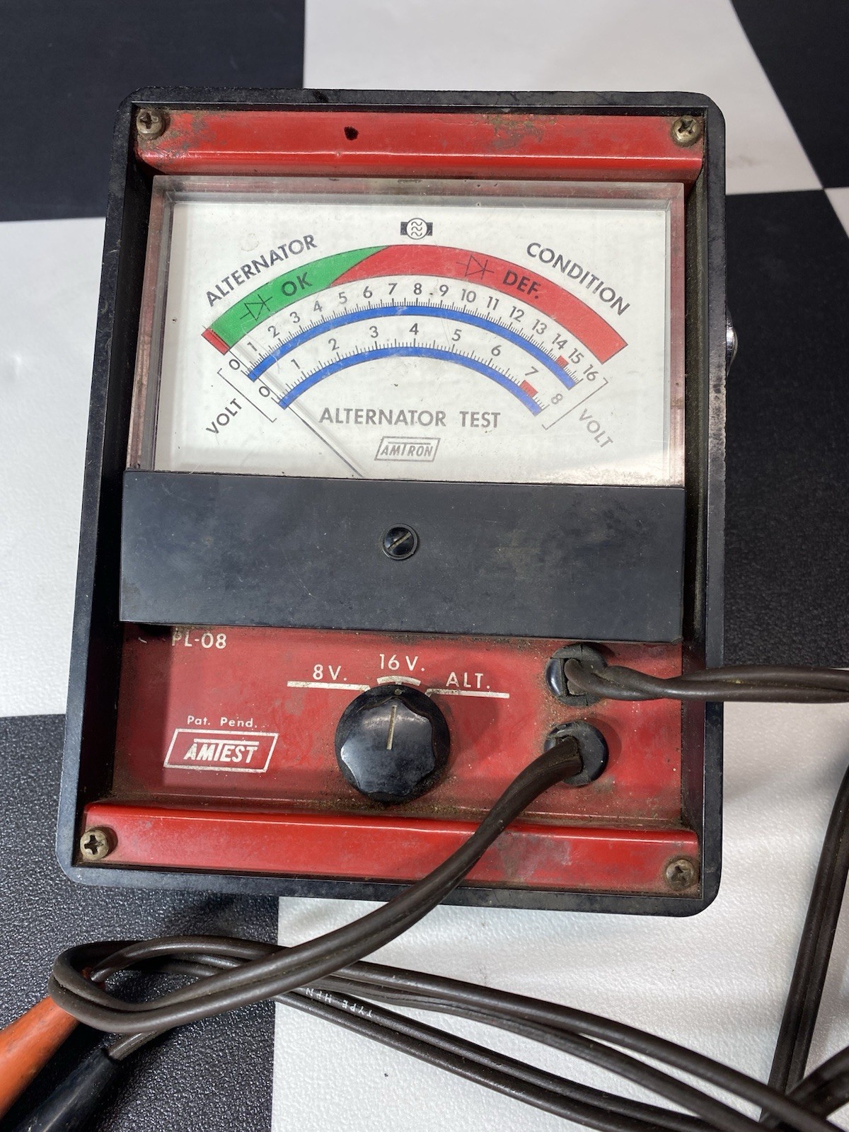 Vintage Alternator Tester Amtron Amtest