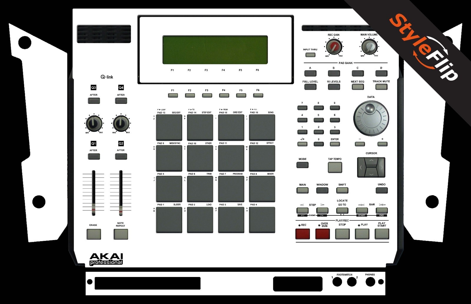 Akai MPC 2500 | White | Protective Decal | StyleFlip Skins