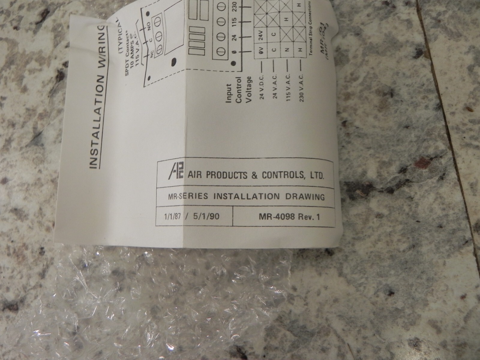 SIMPLEX 2088-9007 MR101 RELAY SPDT
