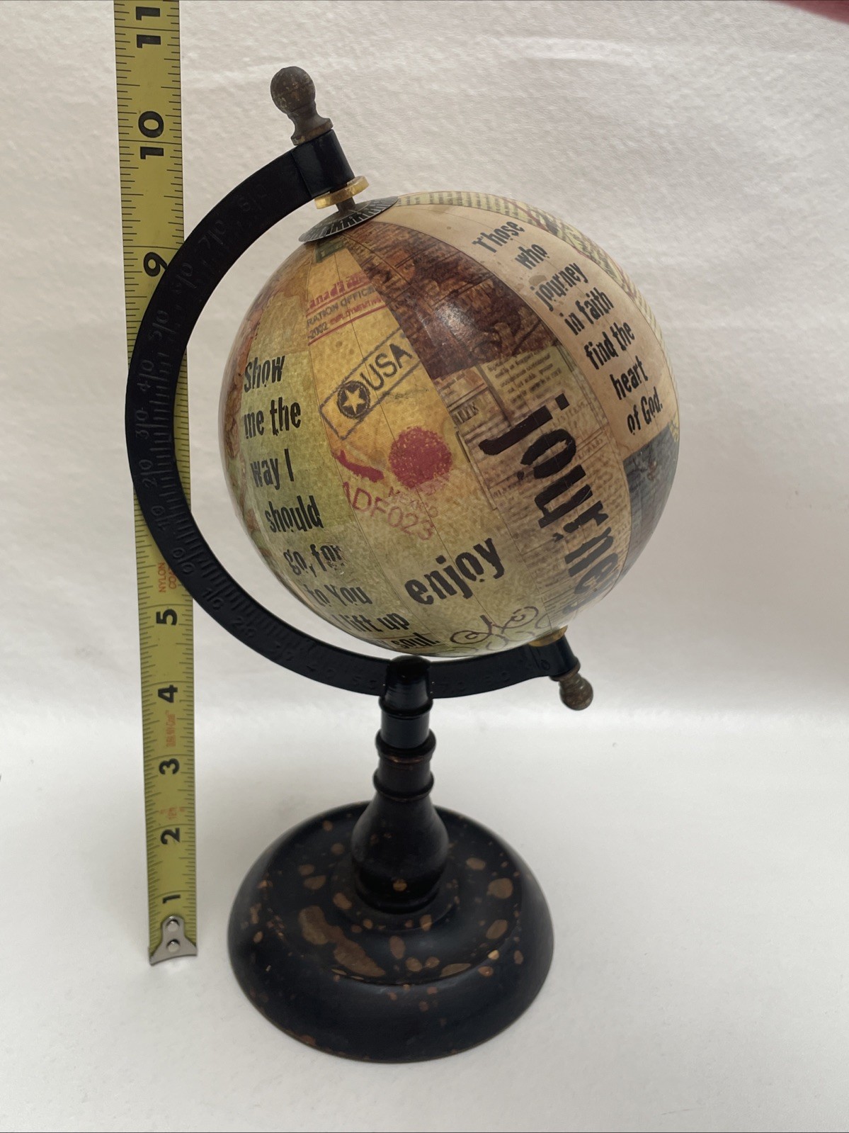 Blessings Unlimited Journey Globe 2012 10.5”