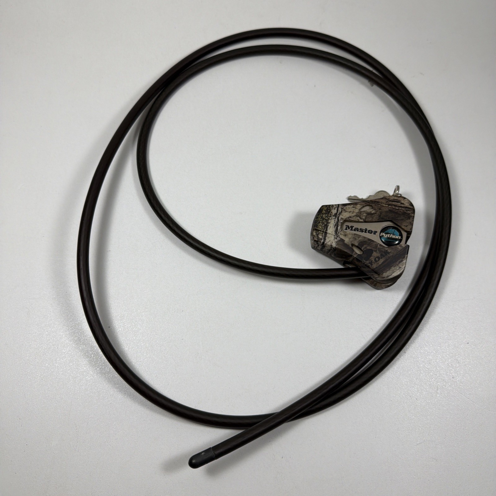Master Lock Python Adjustable Locking Cable - Camo With Key Trail Cam Hunting