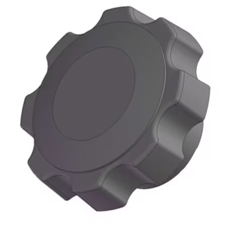 Innovative Components Gn6c----F6-B-21 Fluted Knob, 3/8-16 Thread Size, 1.25"L,