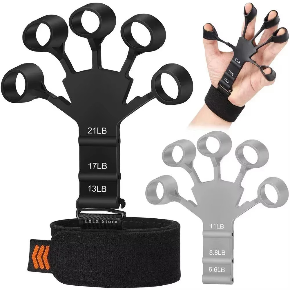 Hand Grip Strengthener Finger Trainer Adjustable 13-21 LB Exercise Tool