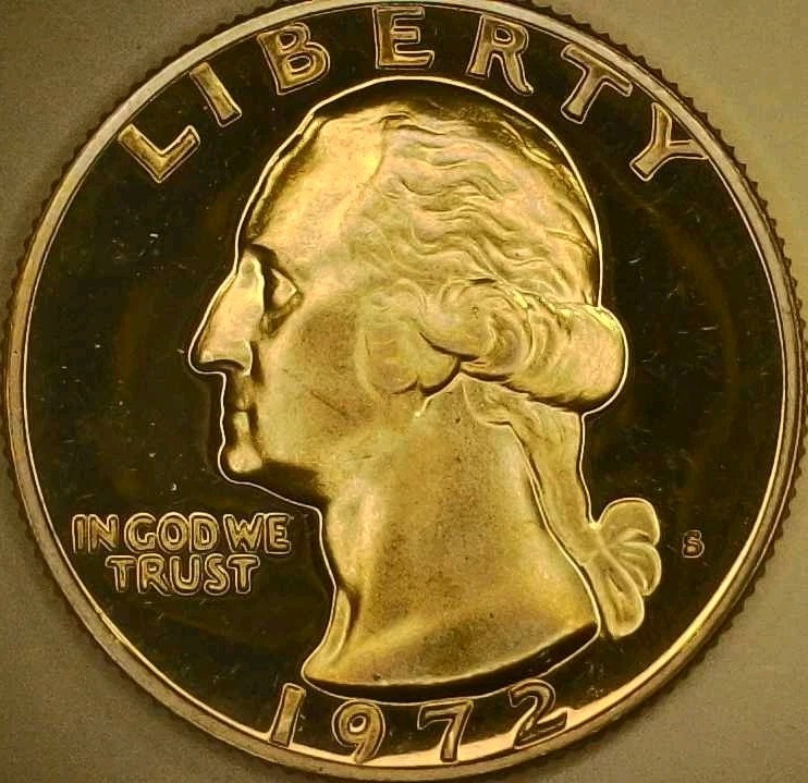 🔥 UNCIRCULATED 1972-S (DCAM) PROOF WASHINGTON QUARTER DDO W/ DDR & RPM VARIETY