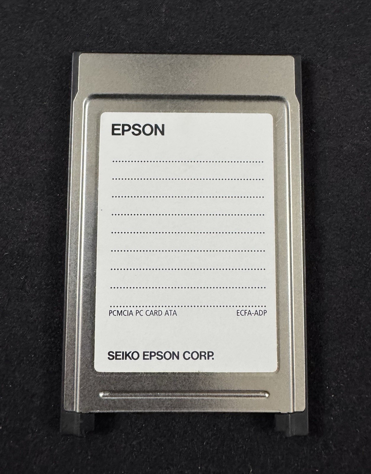 Epson PCMCIA Adapter for Compat Flash Card ATA ECFA-ADP