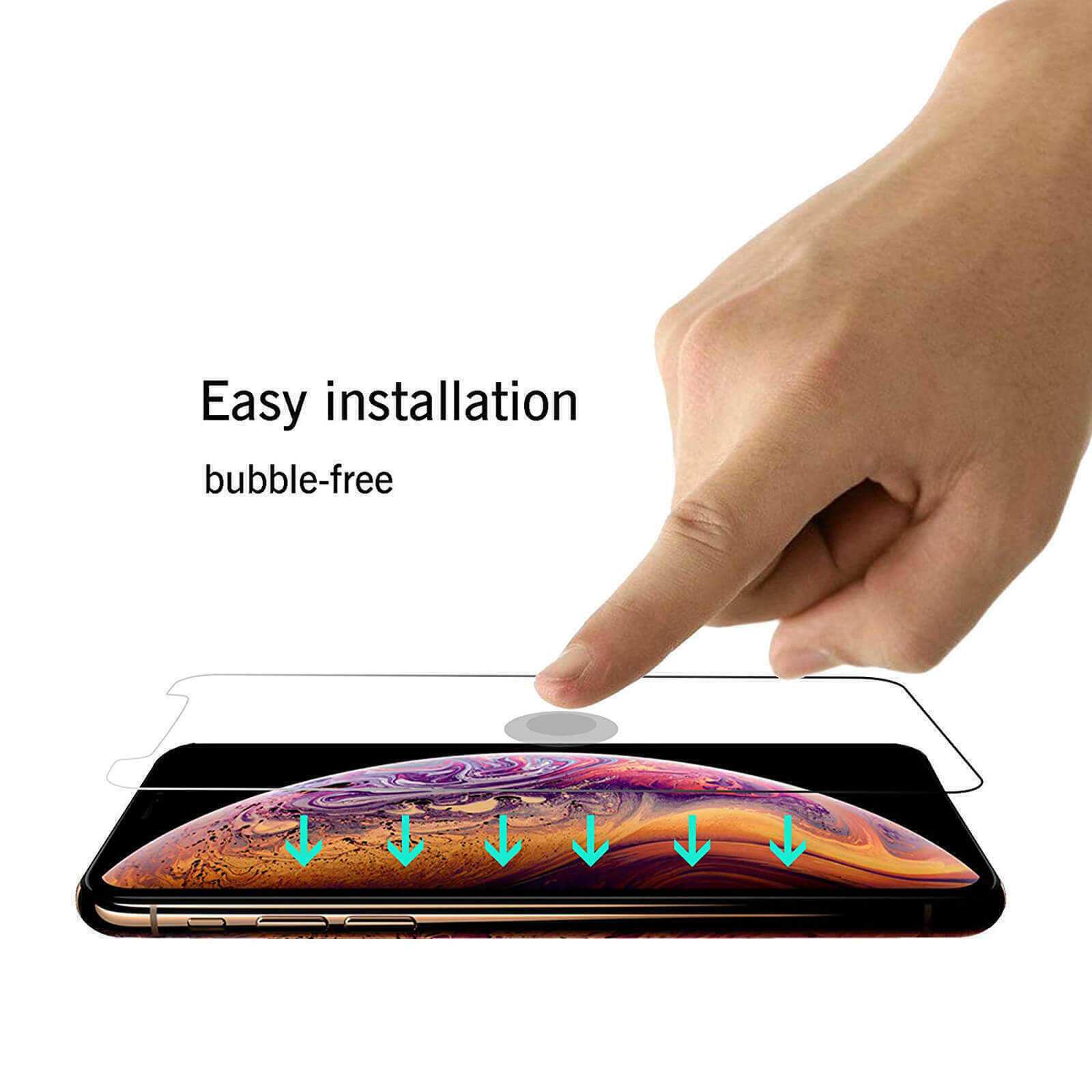 2PCS Tempered Glass Screen Protector High Quality Tempered Film For iPhone