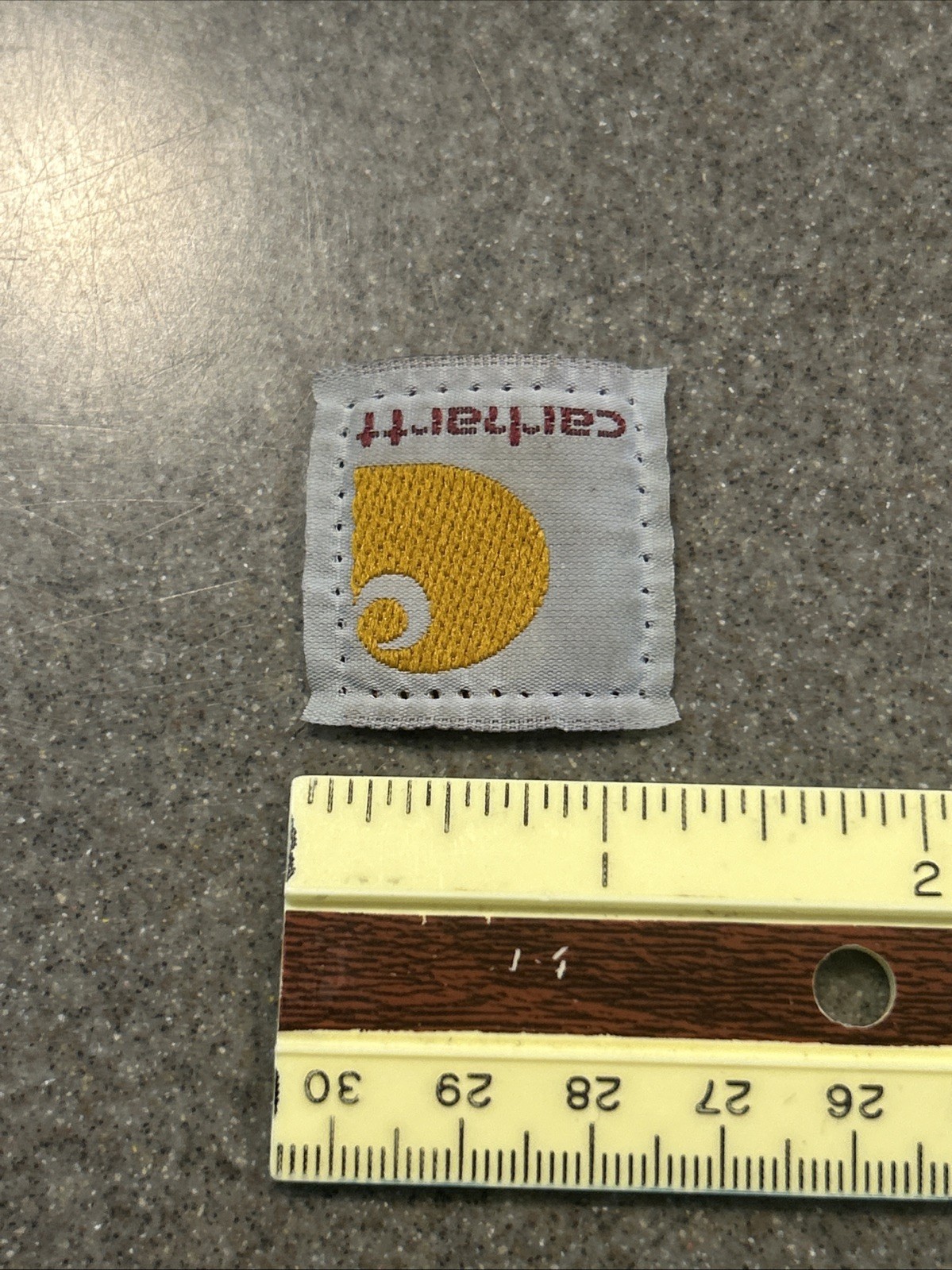 Carhartt Fabric Tag Patch Sew Stitch On LOGO PATCH 100% AUTHENTIC 1 1/4x1 1/4”