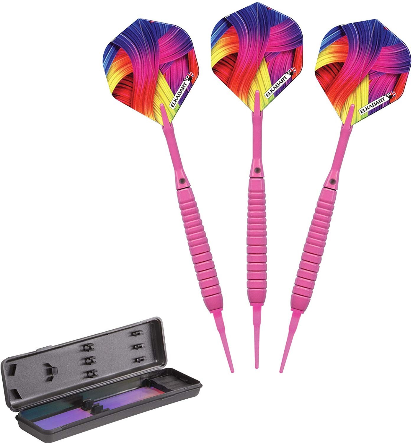 Elkadart Neon Pink Soft Tip Darts 18 Grams
