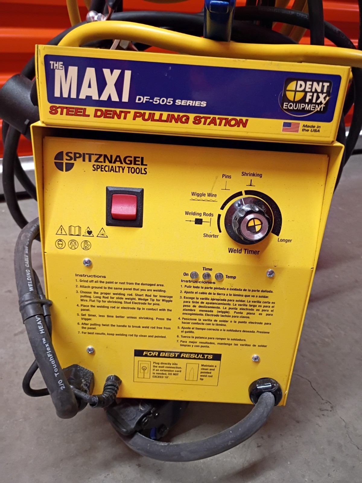 DentFix 505 The Maxi 220 Volt Dent Removal System Model # DF-505 Gr8 Condition