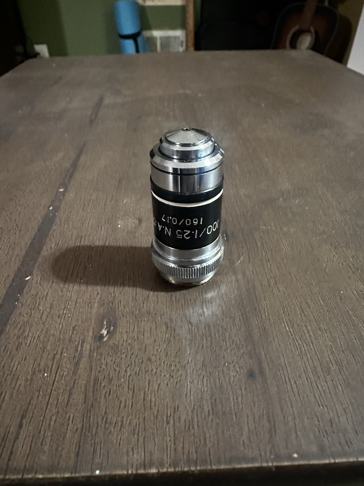 100x 1.25 NA Oil Immersion Microscope Objective 160/0.17 RMS Thread