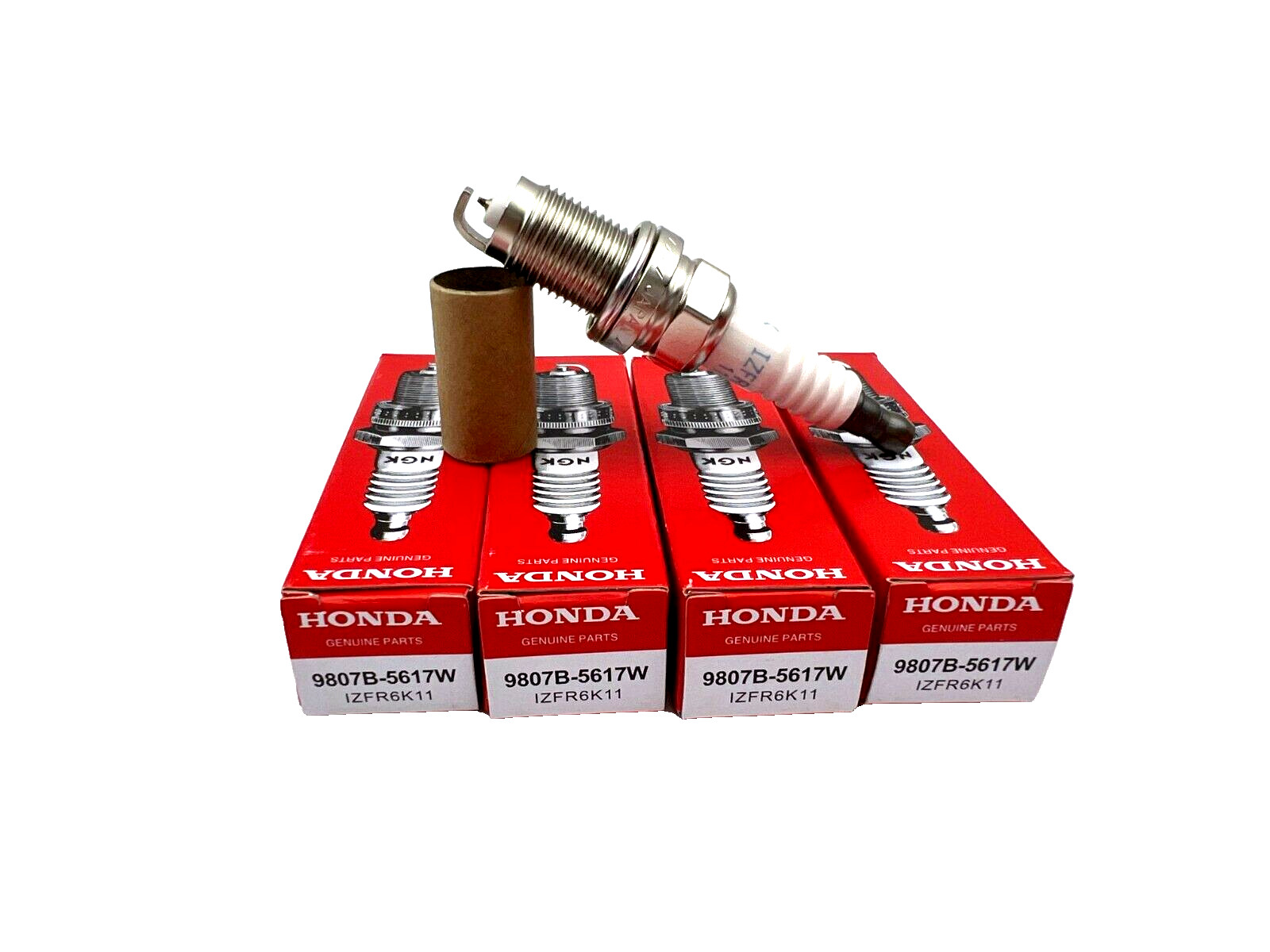 4pc NGK Laser Iridium Spark Plugs IZFR6K11 6994 For Honda Accord Civic CRV Acura