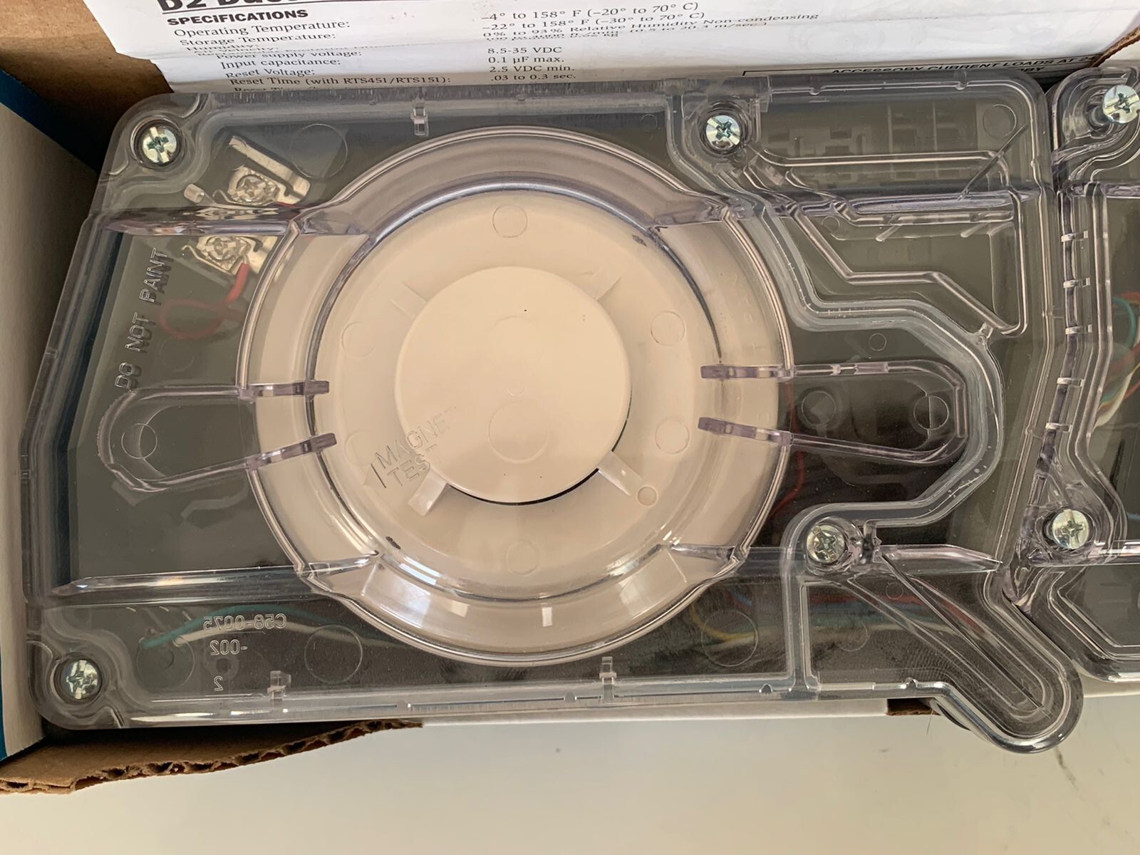 System Sensor / 2-Wire Duct Smoke Detector / D2 / Replaces Model DH100LP