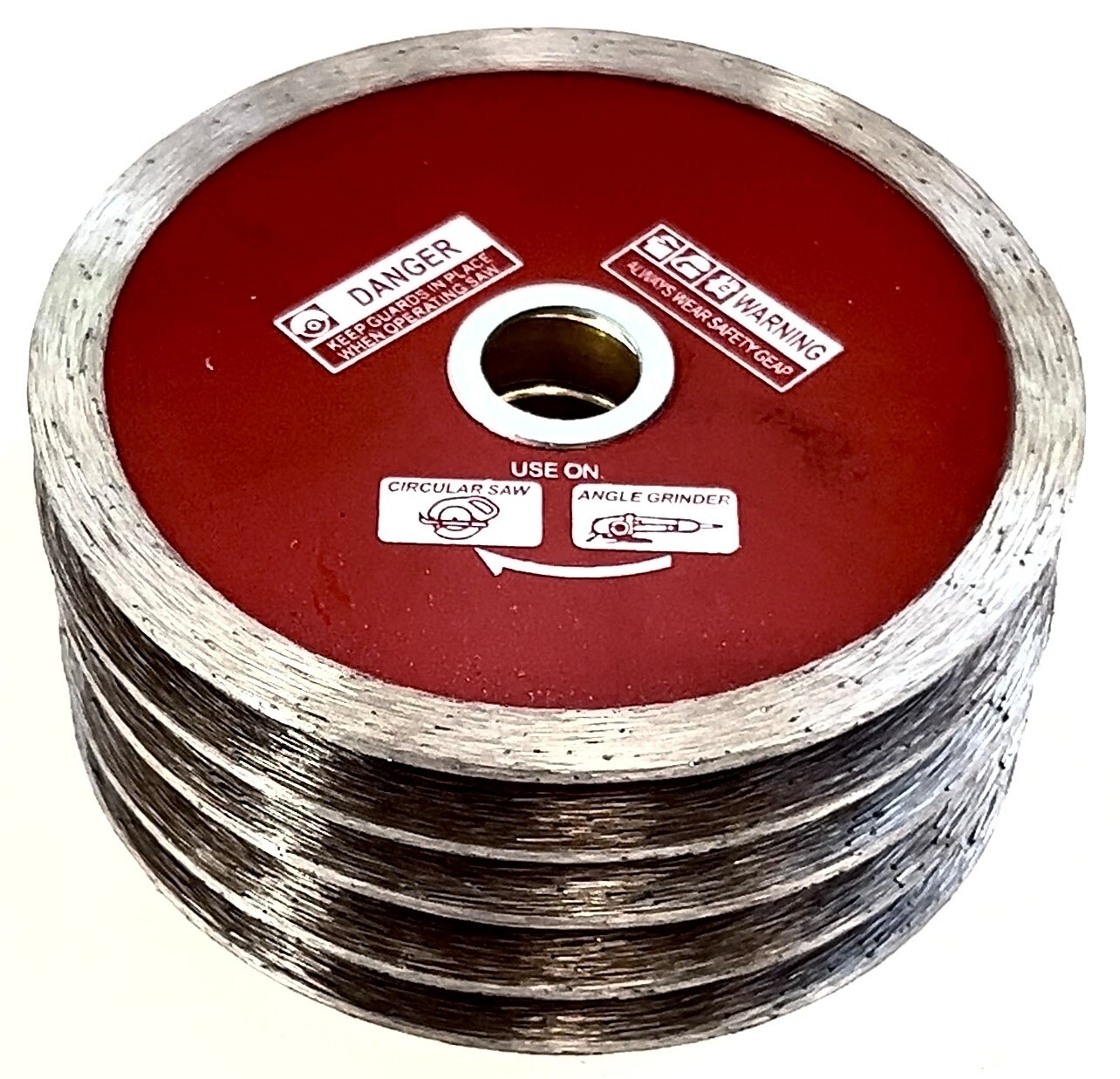 5” Continuous Rim Cutting Diamond Tile Blade Granite Porcelain (5 pack)