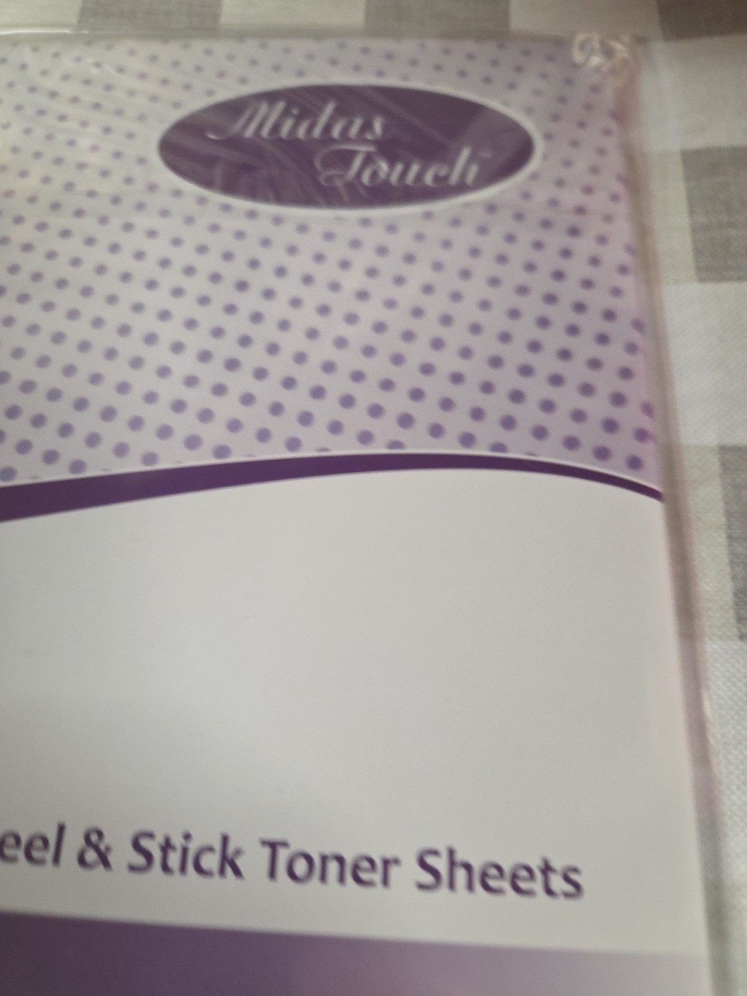 Midas Touch Adhesive Back Sheets Peel And Stick Sheets 2 Pack 8x10.5 (PaperA)