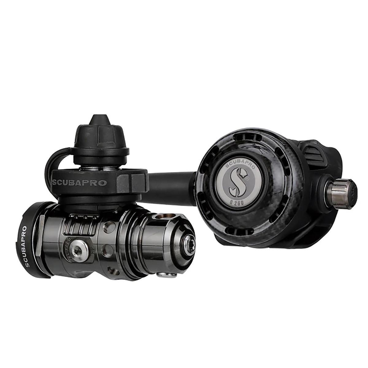 Scubapro MK19 EVO BT/G260 Carbon BT DIN Dive Regulator System
