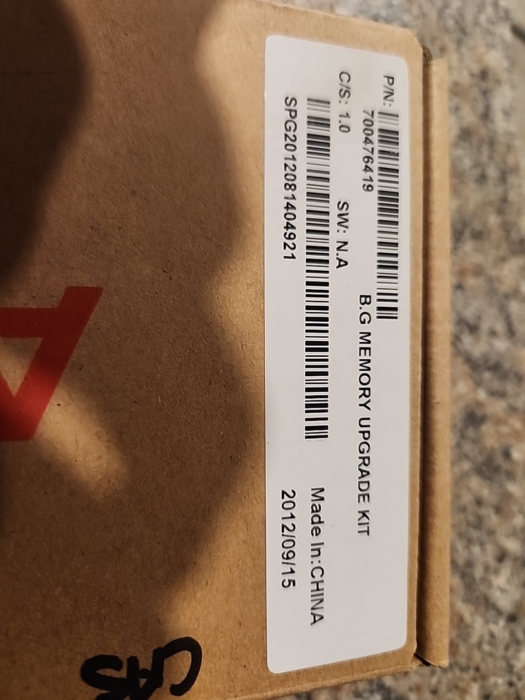 Avaya B.G Memory Upgrade Kit 700476419 Sealed.