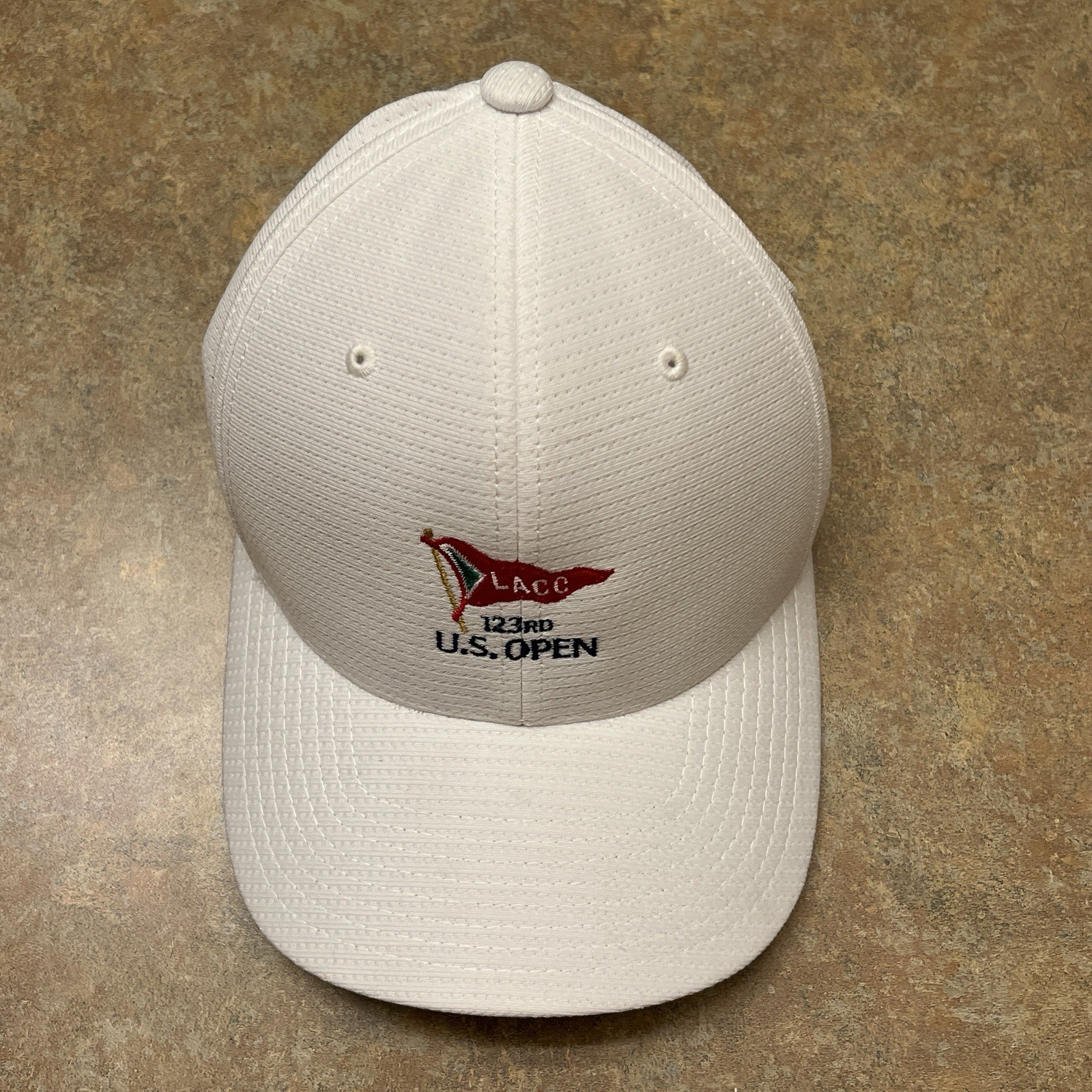 US Open 2023 White Golf Hats USGA Member 123rd (Set of 2) FITTED & ADJUSTABLE