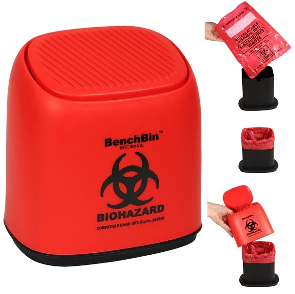BenchBin™ Benchtop Biohazard Bin