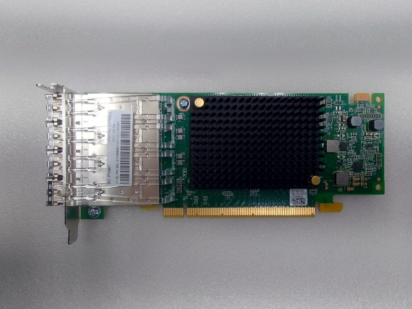 IBM Storwize 2076-ADB4 P/N 01YM898 01YM896 4-Port 32GB FC V7000 Gen3 Adapter