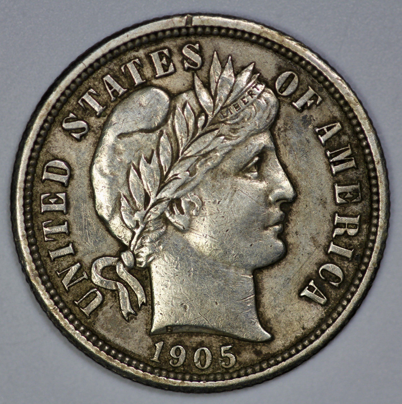 1905-S Barber 10c Silver Dime