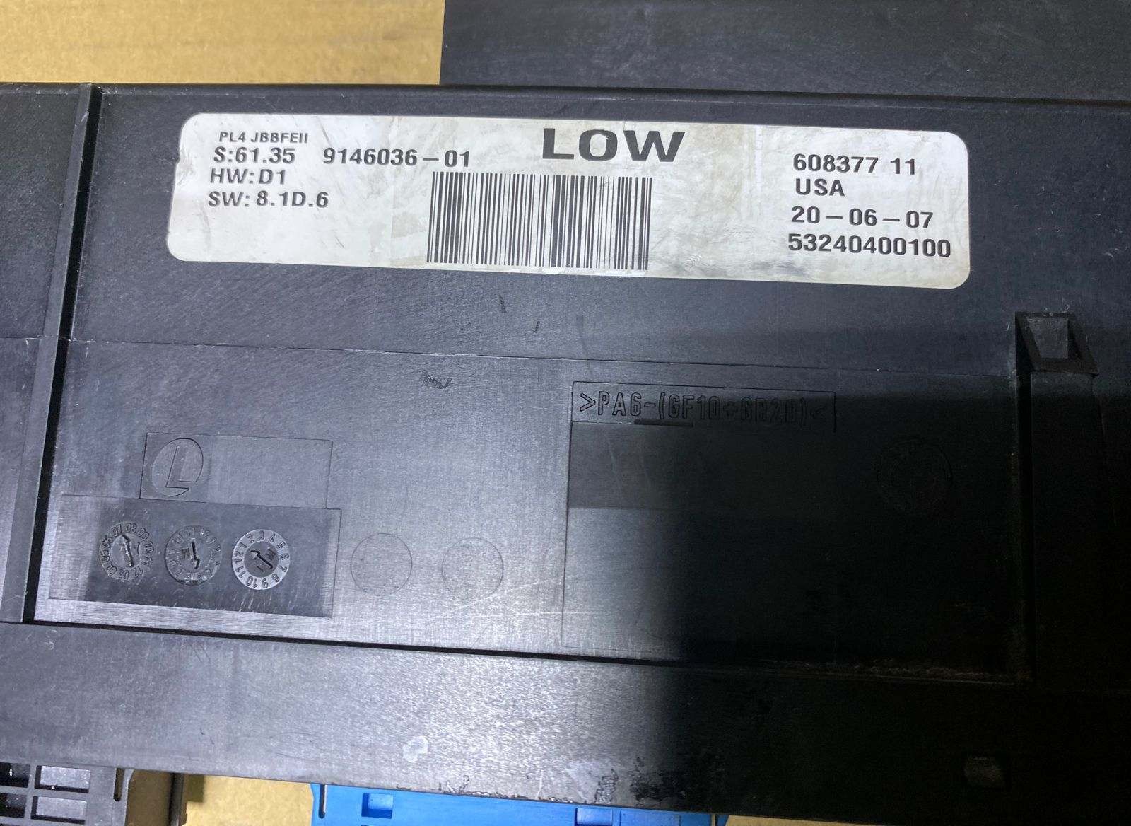 BMW Body Control Module 9146036 X5 E70 2007-2010 LOW