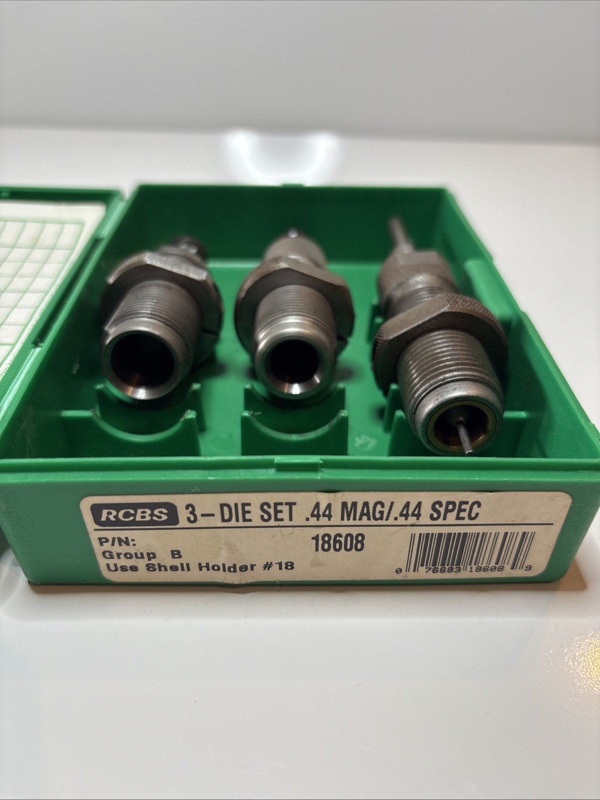 RCBS Reloading Dies Pistol 44. mag 44 Special 18608 Magnum 3pc Used