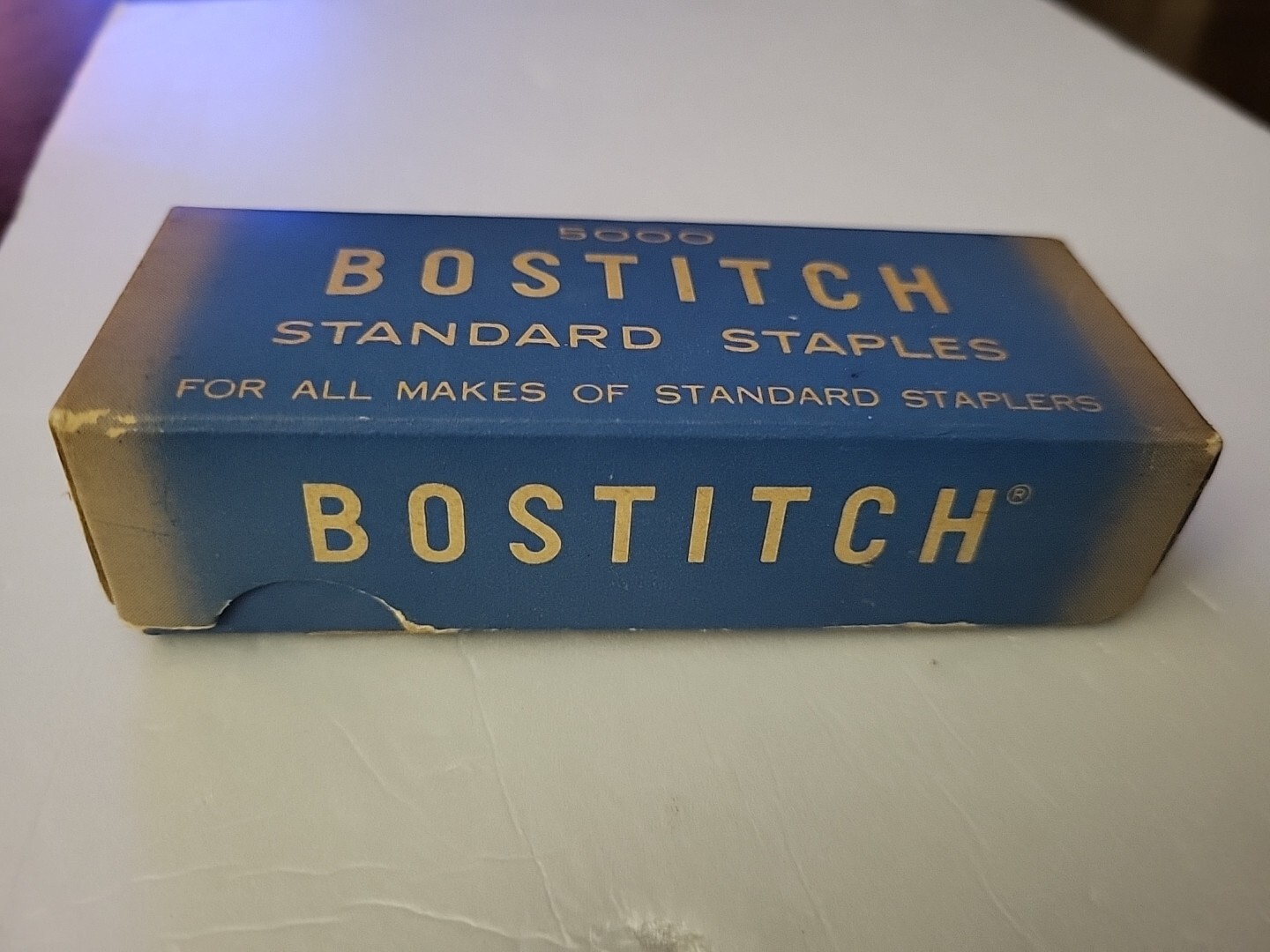 Vintage Bostitch Standard Staples Open Box