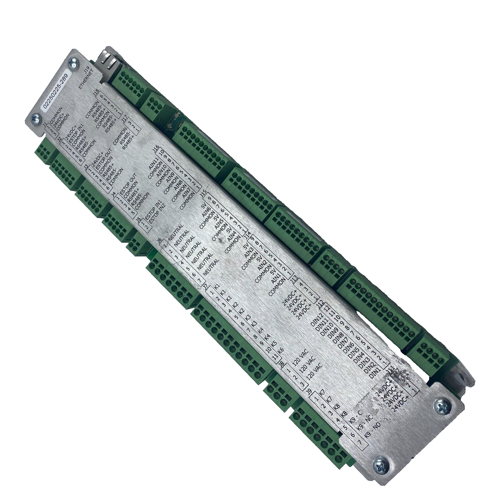 SULLAIR INTERFACE CONTROL BOARD 02250225-289 ETHERNET J19 COMMON 24VDC 🎯