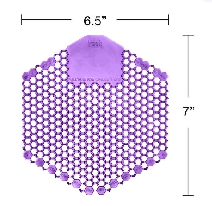 Lot Of 2 The Wave 3D Air Freshener & Urinal Deodorizer Purple Fresh Products B73