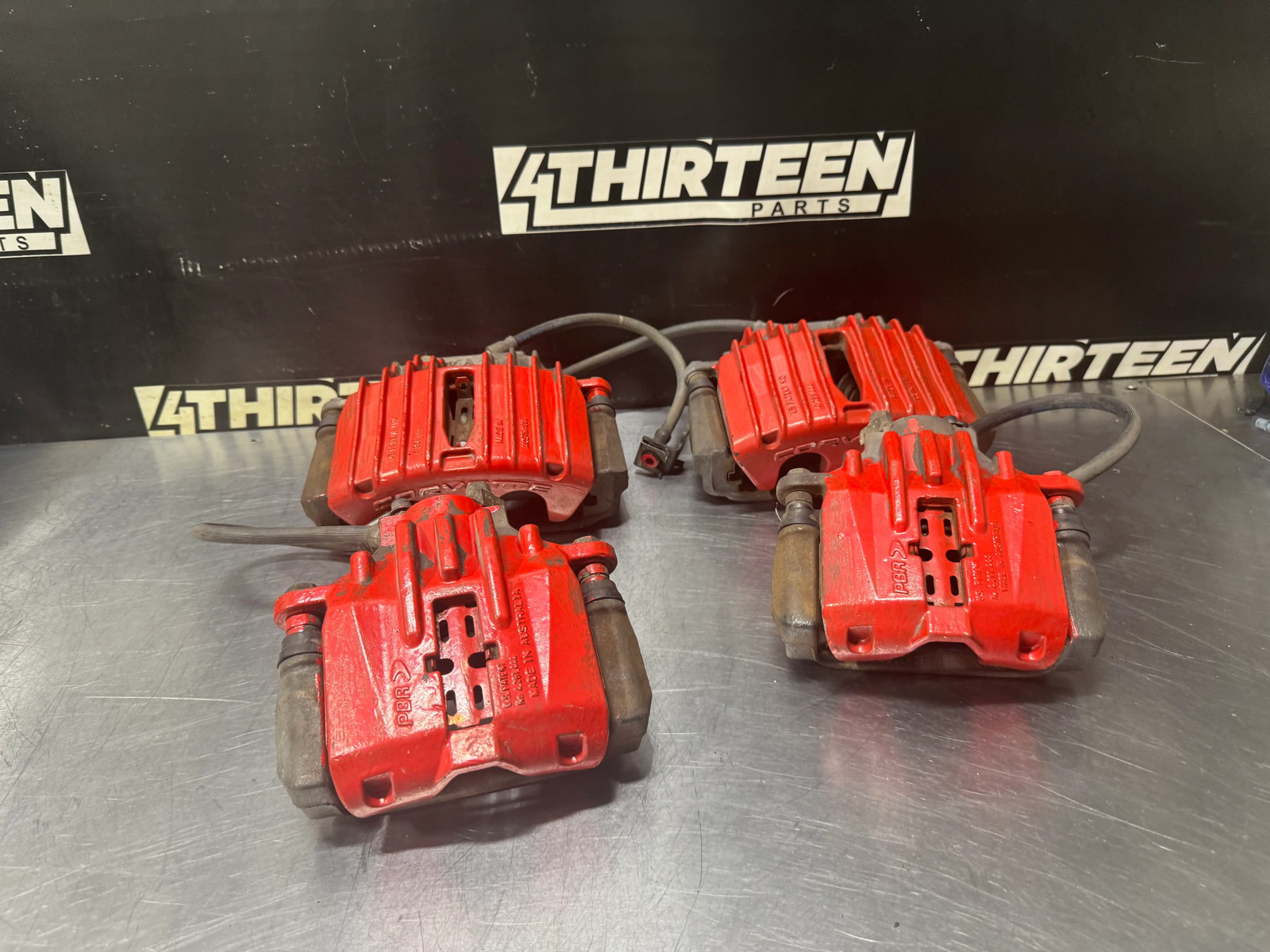 97-04 CHEVROLET CORVETTE C5 OEM FROTN AND REAR BRAKE CALIPER SET #N325