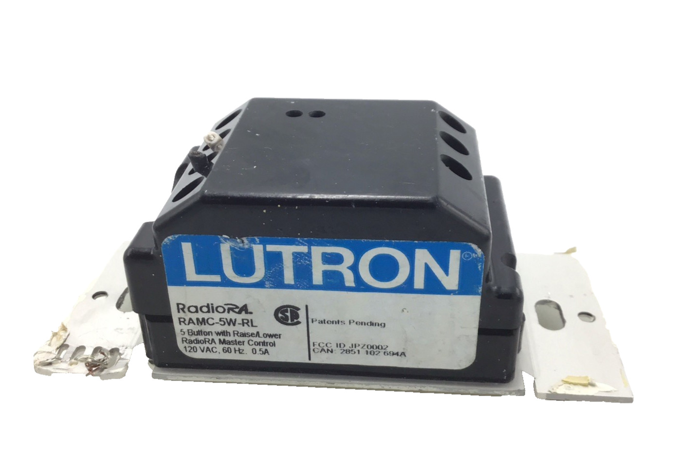 Lutron RadioRA RAMC-5W-RL 5-Button Master Control Keypad, Raised/Lower (Ivory)