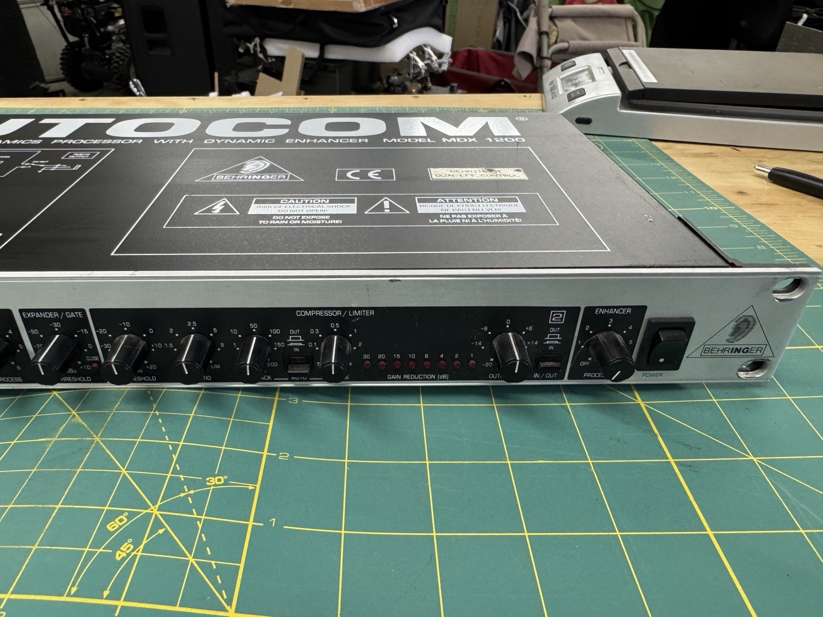 Behringer Autocom MDX1200 Interactive Dynamics Processor Dynamic Enhancer
