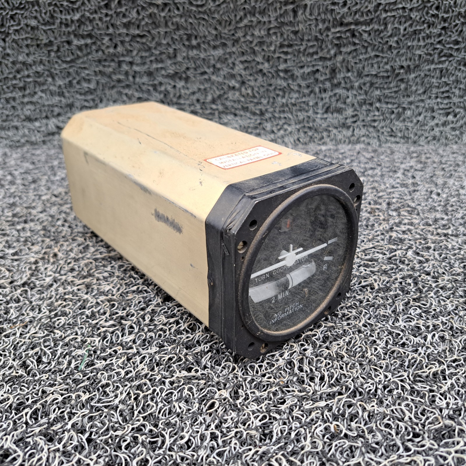 Astronautics Turn Coordinator Model A/P G300, PN: 303880