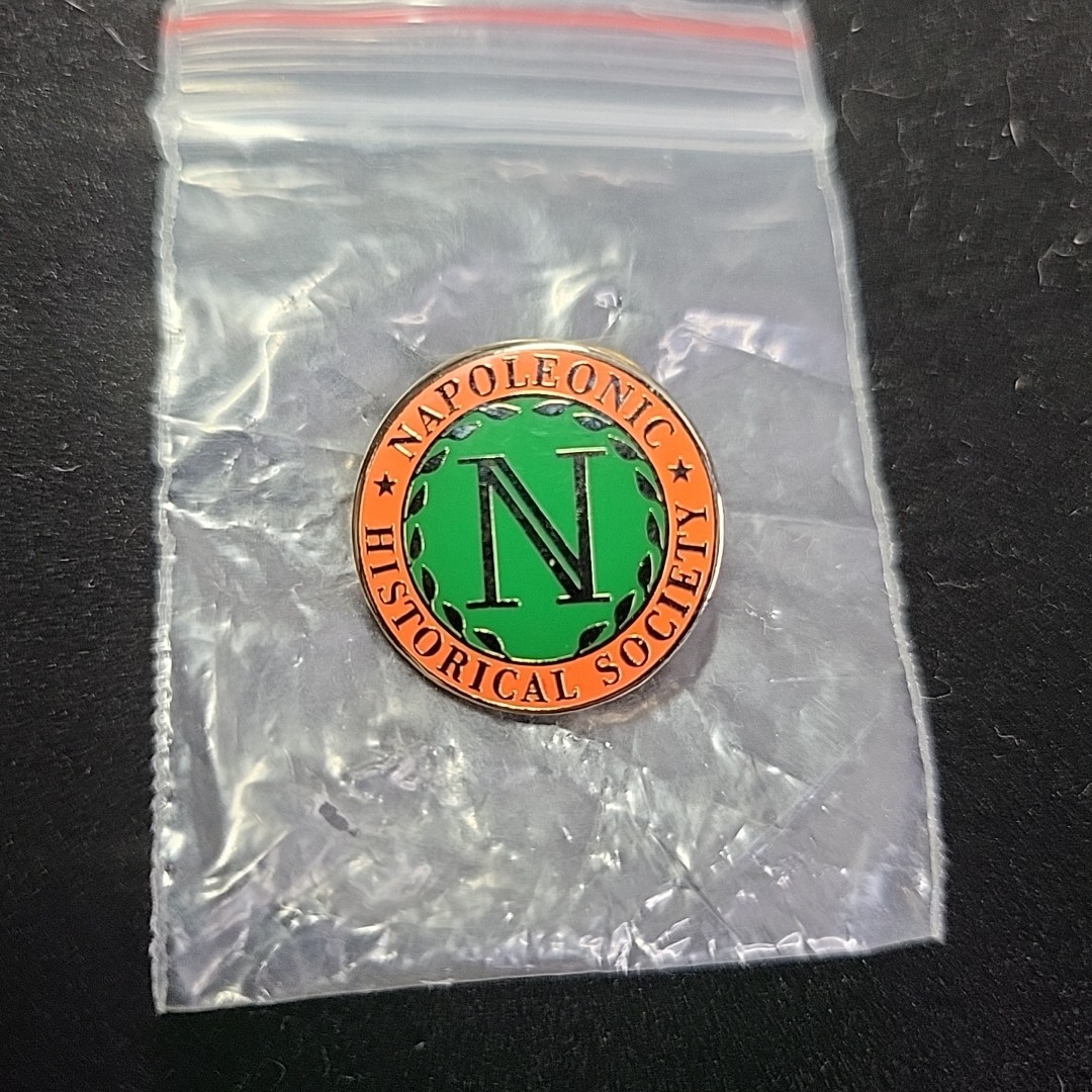 Pin Depot Napoleonic Historical Society Pin 3/4" BRAND NEW! Lapel Pin Green/Gold
