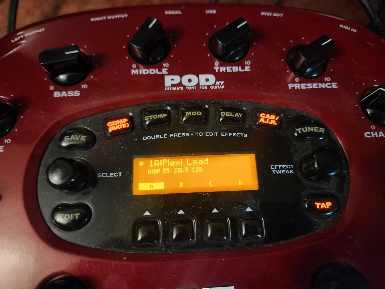Line 6 Pod XT Multi-Effects Guitar Effect Pedal