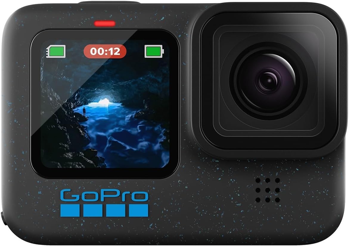GoPro HERO12 Black - Waterproof Action Camera with 5.3K60 Ultra HD Video, 27MP