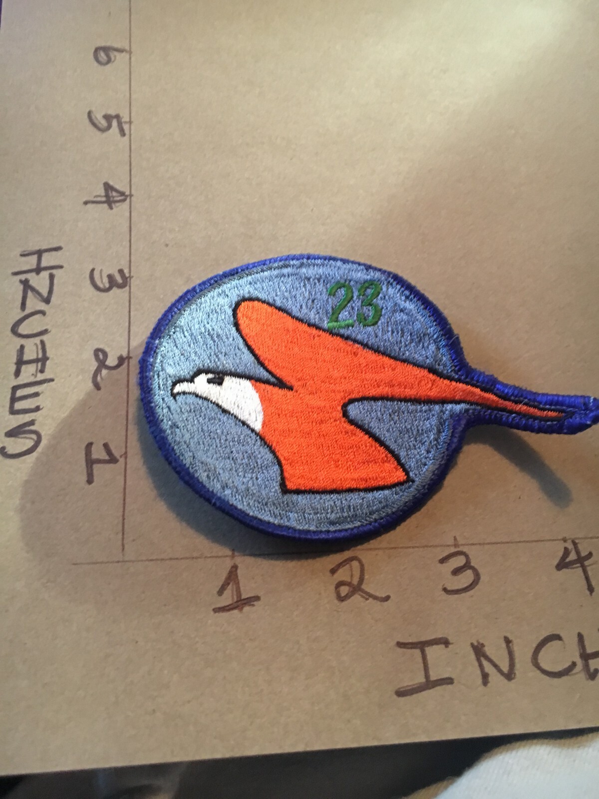 Air Force 23rd Squadron patch 4/22/25 theater made