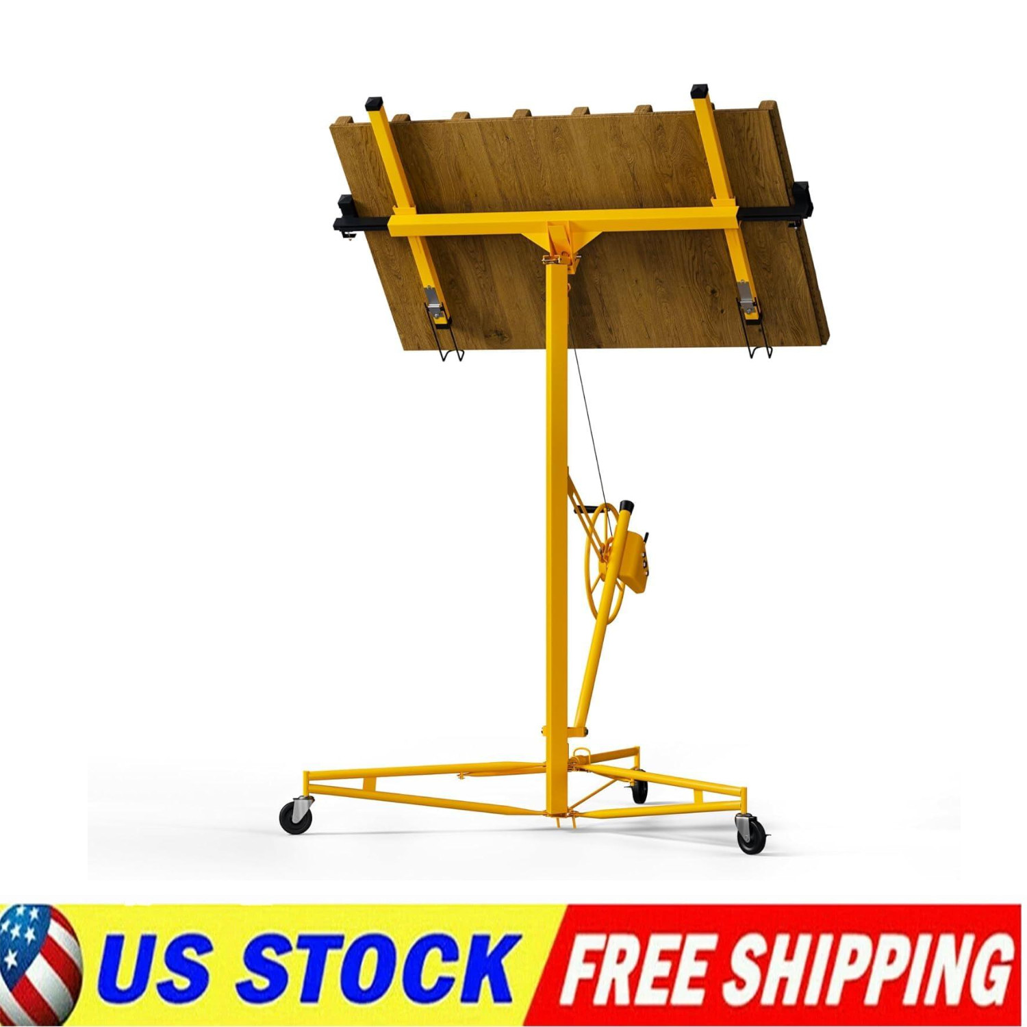 11 ft Drywall Lift Panel Hoist 150 LBS Heavy Duty Sheetrock Lift 360° Adjustable