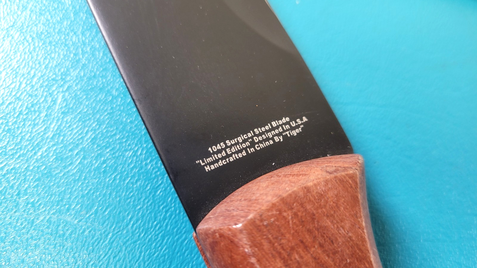 Mint Takedown Knife Machete 1st Prod Run Tiger Co. Ltd + Sheath TR905